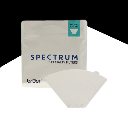 Bruer Spectrum U Shape Paper Filters (Size 04 - 100 Pack)